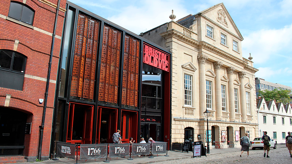 Outside of Bristol Old Vic theatre on King's Street